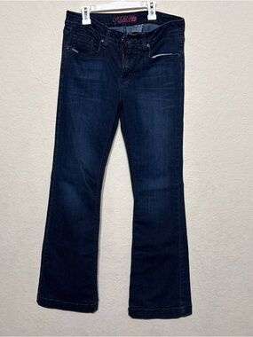 Cinch Lauren Women's Dark Blue Flare Jeans 31x32